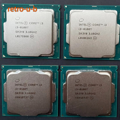 8Th Gen Intel Core i3-8100T LGA1151 CPU Processor SR3Y8 3.1GHz Quad-Core 35W