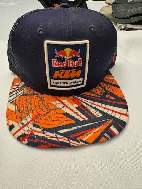 Red Bull New Era 9 Fifty Hat Factory Racing KTM Snapback Hat | eBay