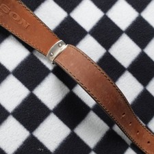 harley davidson leather belt Segmented Buckle Brown 30