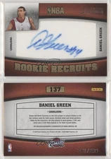 2009-10 Timeless Treasures Recruits /299 Danny Green Daniel #137 Rookie Auto RC