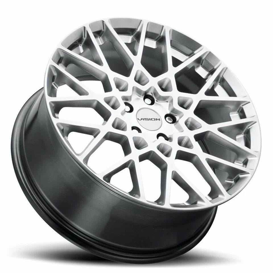 17" Vision Street 474 Recoil Hyper Silver Wheel 17x8 5x4.5 38mm Rim - Image 2 of 4