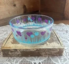 Pyrex Lucky in Love 4 Cup Storage Bowl — Purple Hearts Teal Green Clover