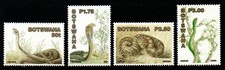 BOTSWANA SG964/7 2002 SNAKES MNH
