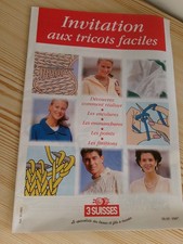 revue 3 SUISSES invitation aux tricots faciles