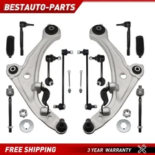 12pcs Suspension Kit for Nissan Altima Control Arms Tie Rod Ends Sway Bar 07-13