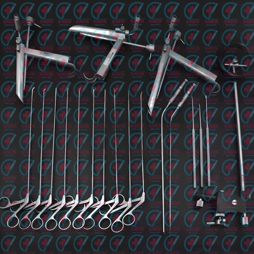 Pedestal Laryngoscope Set Micro Laryngeal Surgery ENT Endoscopic ...