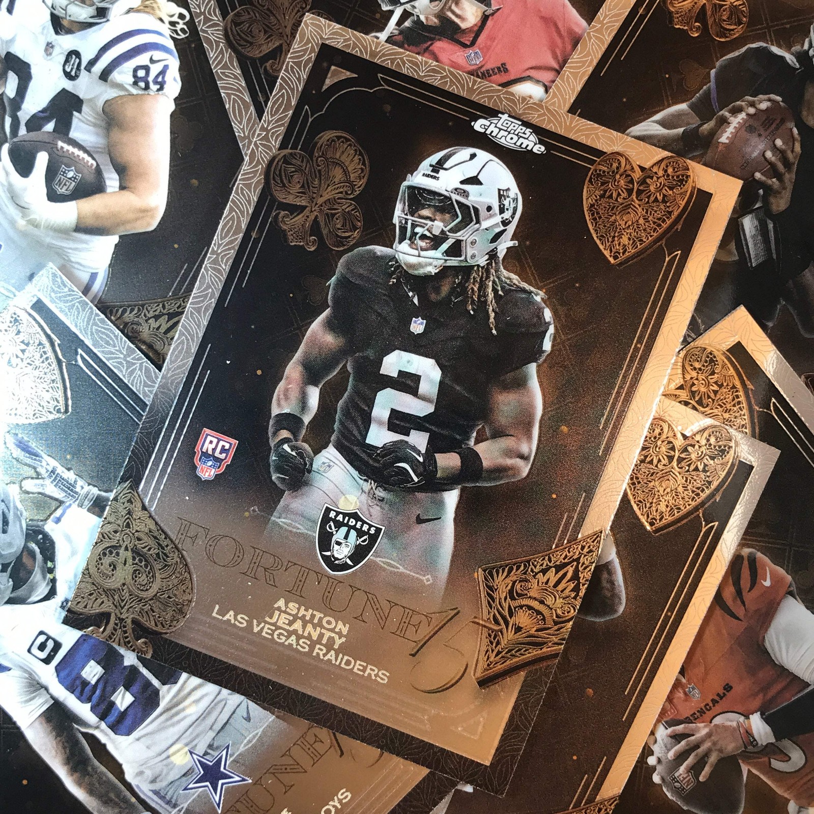 2025 Chrome Football Jordan Love #17 Fortune 15