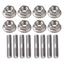 8pcs Exhaust manifold Stud & Nut kit Fit For Toyota Nissan Honda M10x1.25