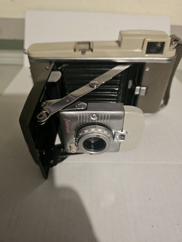Polaroid Land Camera Model 80 Vintage Instant Camera Gray Made in U.S.A.
