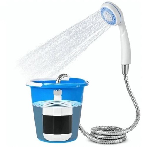 Portable Camping Shower USB Rechargeable Electric Shower Pump Outdoor For Garden - Picture 9 of 10