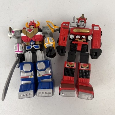 Lot Of 2 Power Rangers Deluxe Lost Galaxy Megazord Bandai 1998 Centaurus Vintage