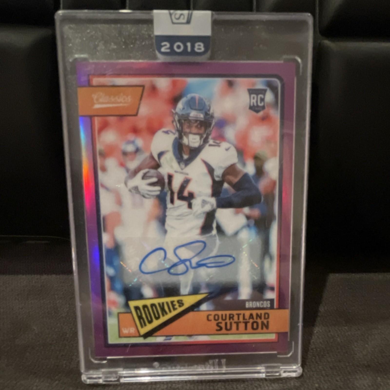 Courtland Sutton Panini Honors Classics Update Rookies #315 Significant Signature