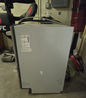 GE cafe double drawer dishwasher.