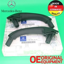 New Pair of Front L&R Side Black Interior Door Pull Handle for Mercedes C-Class