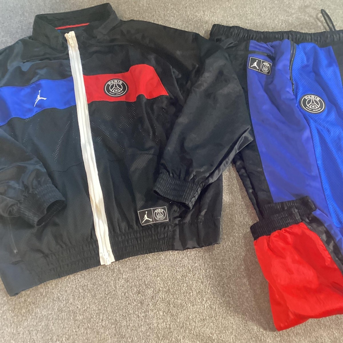 Paris Saint-Germain Jacket Pants Set Mens XL Jordan PSG