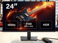 KTC 24 Inch Monitor 1080p 100Hz Freesync Stylish Design for Gaming and Office...