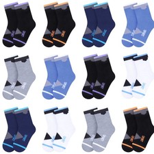 12 Pairs Kids Boys Cotton Socks Toddler Cute Pattern Kids Sn...