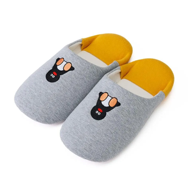 PANTOFOLA D’ORO [PINGU x Matsumoto Seiji] Pantofole Babouche (Giallo) M JPN LTD Pinguino Carine Nuove