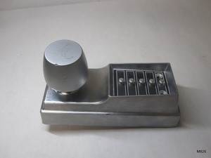 Mechanical Push Button Lockset 1031-26D-41, Chrome HANDLE ONLY WITHOUT DEADBOLT