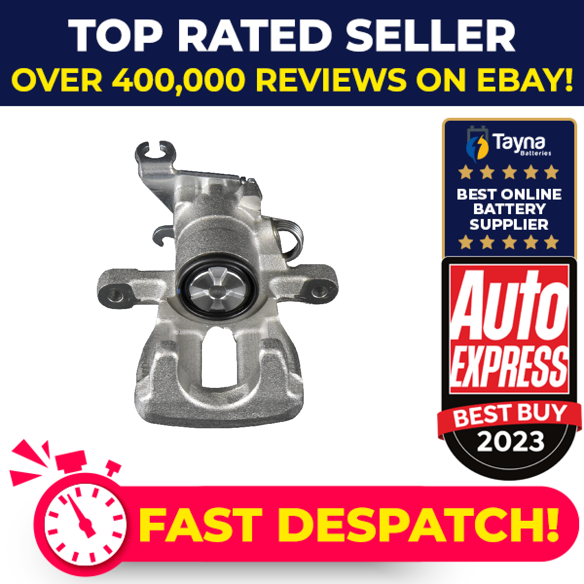 Brake Caliper fits SMART FORFOUR 454.031 1.3 Rear Left 04 to 06 M135.930 Quality