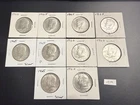 10 40% Silver Kennedy Half Dollars Mixed Years $5.00 Face Value Lot of 10 #1519