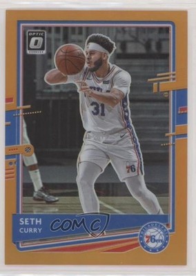 2020-21 Panini Donruss Optic Orange Prizm 128/199 Seth Curry #113 0e7u