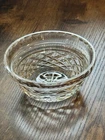 Vintage Waterford Crystal Candy Nut Dish Bowl Diamond Cut Pattern ( Sm Chip )