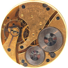 1903 WALTHAM POCKET WATCH MOVEMENT 12899247 GRADE: TRAVELER 16s 7j DK 