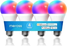 Meross Smart Light Bulb, Smart Wifi LED Bulbs Compatible with Apple Homekit, Sir