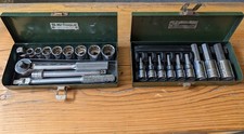 S-k Tools 38 Socket Set Hex Bit Socket Set In Metal Cases Sae Made In Usa