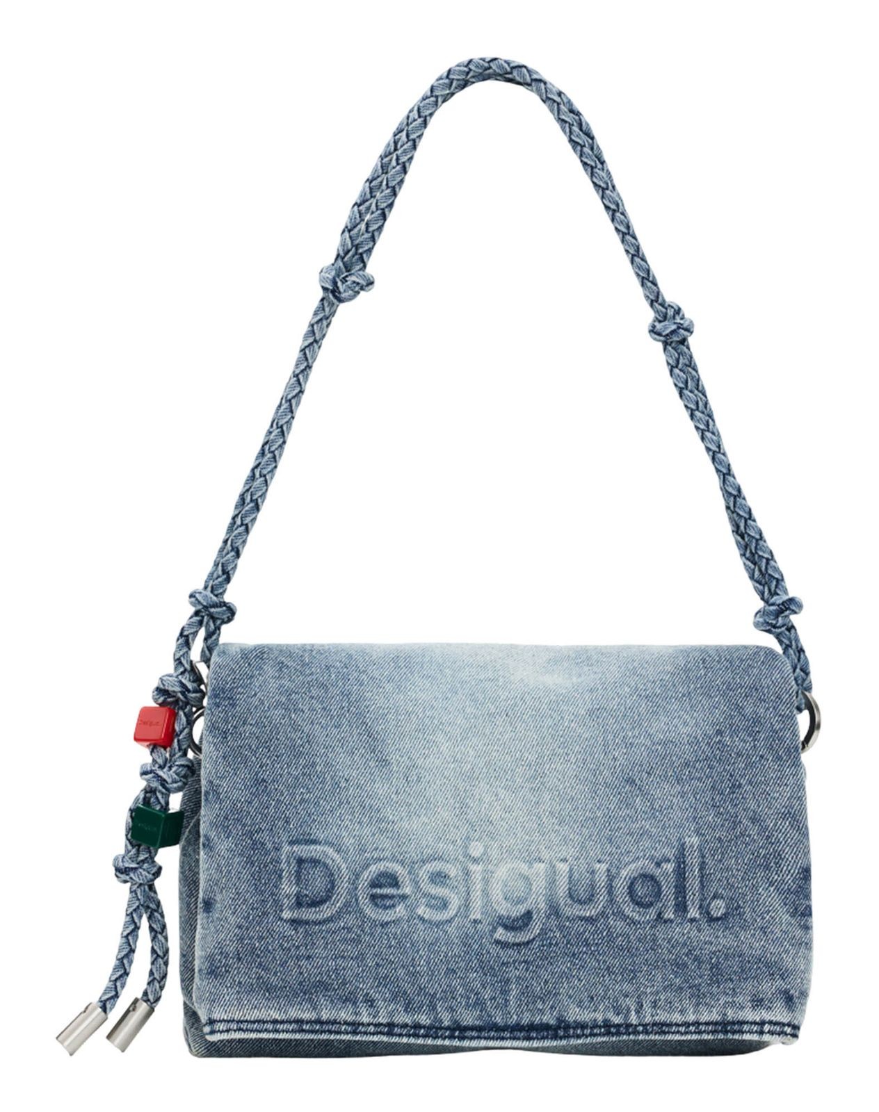 Desigual Half Logo Venecia 4.0 Crossbody Bag Denim Raw