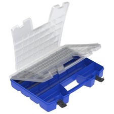 06318 Multi Compartment Hardware And Crafts Portable Organizer Storage Case 18i
