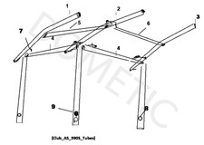 Dometic Club 390s Bladder & Sleeve Kit - Dual Pitch Roof with stub canopy