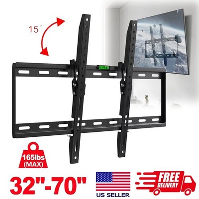 TV Wall Mount Bracket Tilt for 32 37 40 42 43 46 47 50 52 55 60 65 70inch Screen