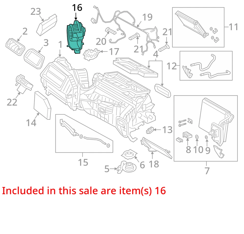 Blower Motor Fits 18-24 BMW X3 6862910 - Image 3 of 4
