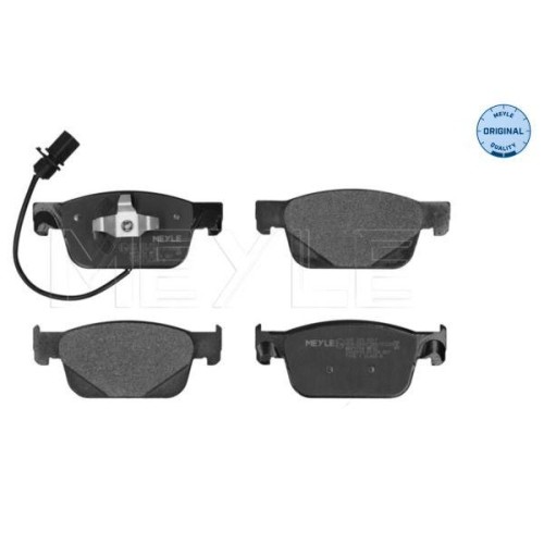 Kit de plaquettes de frein Meyle 0252238317 pour Audi avec indicateur d'usure