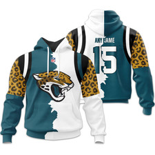 Jacksonville Football Team Jaguarss 3D Hoodie , Unisex Adults S-5XL