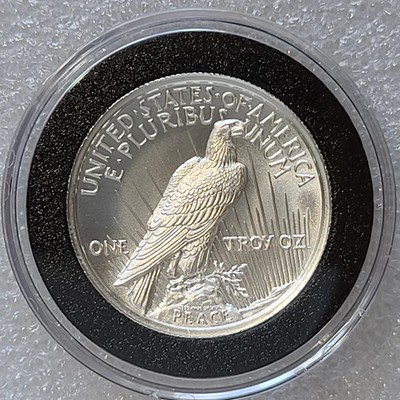 AMAZING PROOF 1921 PEACE DOLLAR 1 TROY OZ .999 FINE SILVER PROOF