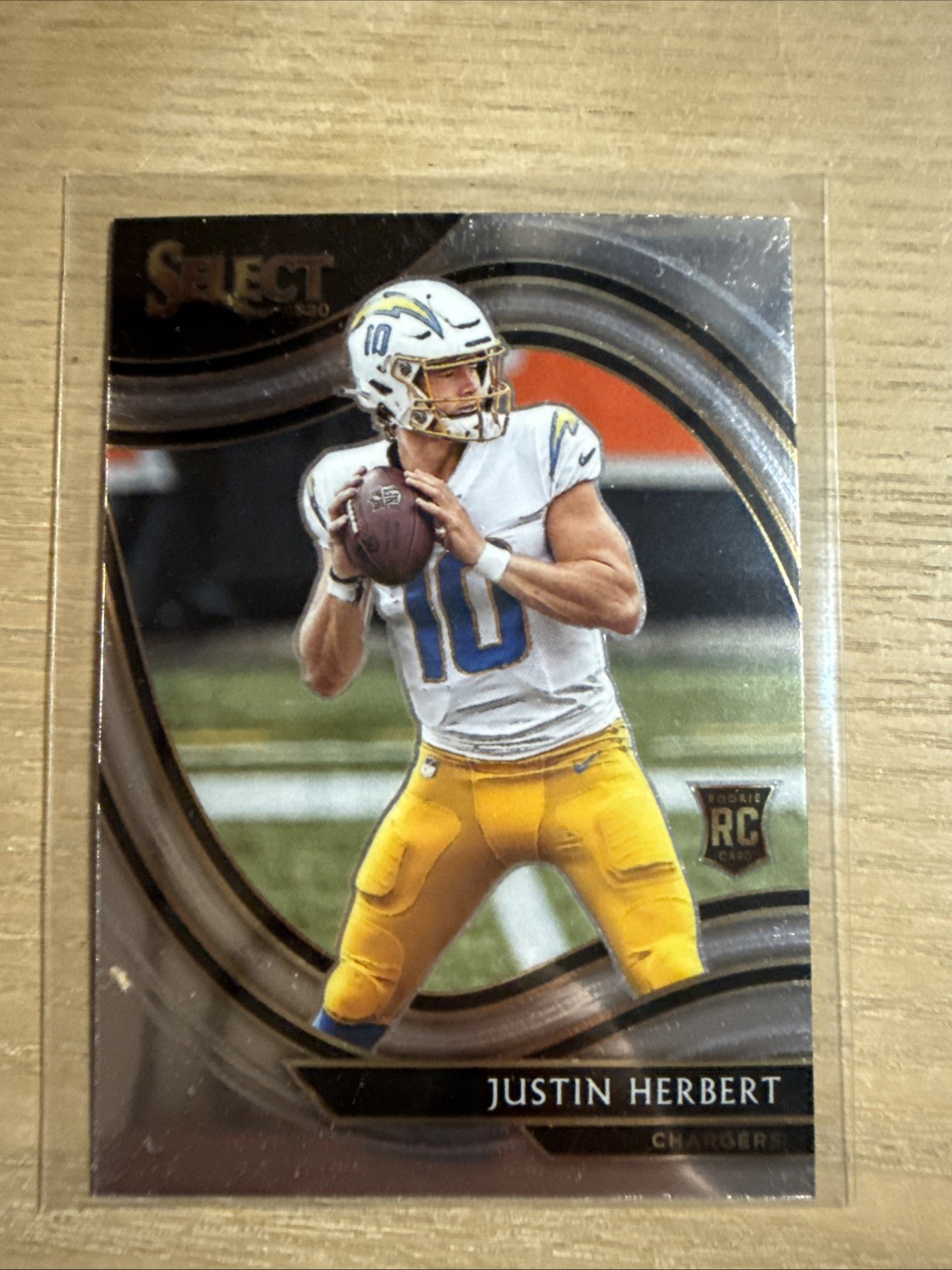 2020 Panini Select Field Level Justin Herbert #344 (RC) Chargers Rookie