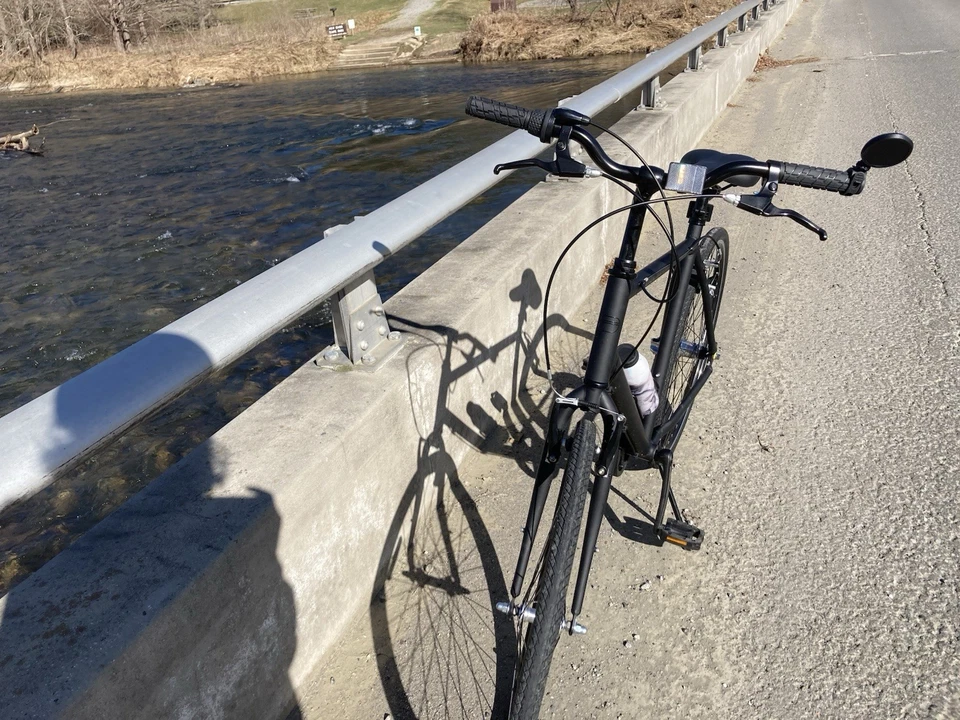 Priority Gotham Three Speed Internal Hub Carbon Gates Belt Drive Bike 700c - Image 3 of 4