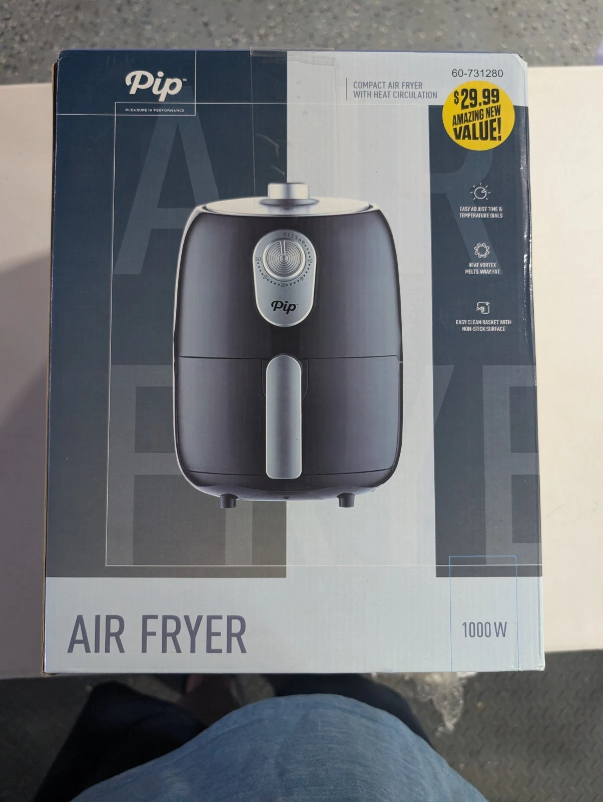 pip 1000w Air Fryer 60-731280
Opens in a new window or tab