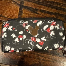 Mickey And Minnie Dancing Wallet And Check Holder See All Pics And Description 