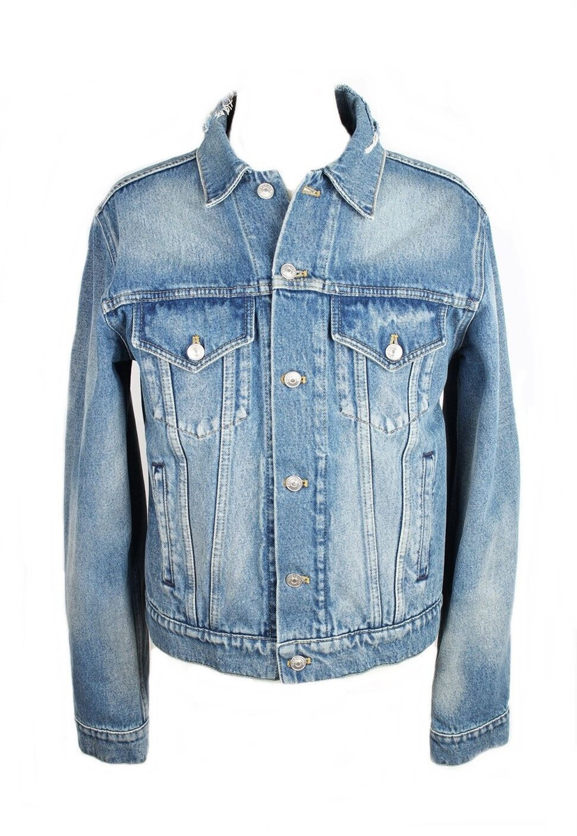 Balenciaga Wave Logo Denim Jacket 46 SKU12345 | eBay Balenciaga Wave Logo Denim Jacket 46 SKU12345 | eBay