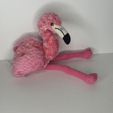 Aurora Plush Flamingo Stuffed Animal Toy Pink Bird With Tags Cute Soft 2003 VTG