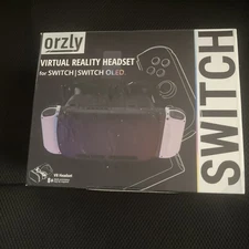 Orzly VR Headset Designed for Nintendo Switch & Switch OLED Console, Black