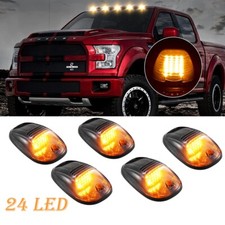 5pcs Amber Cab Roof Marker Running Light For 2003-2018 Dodge Ram 1500 2500 3500