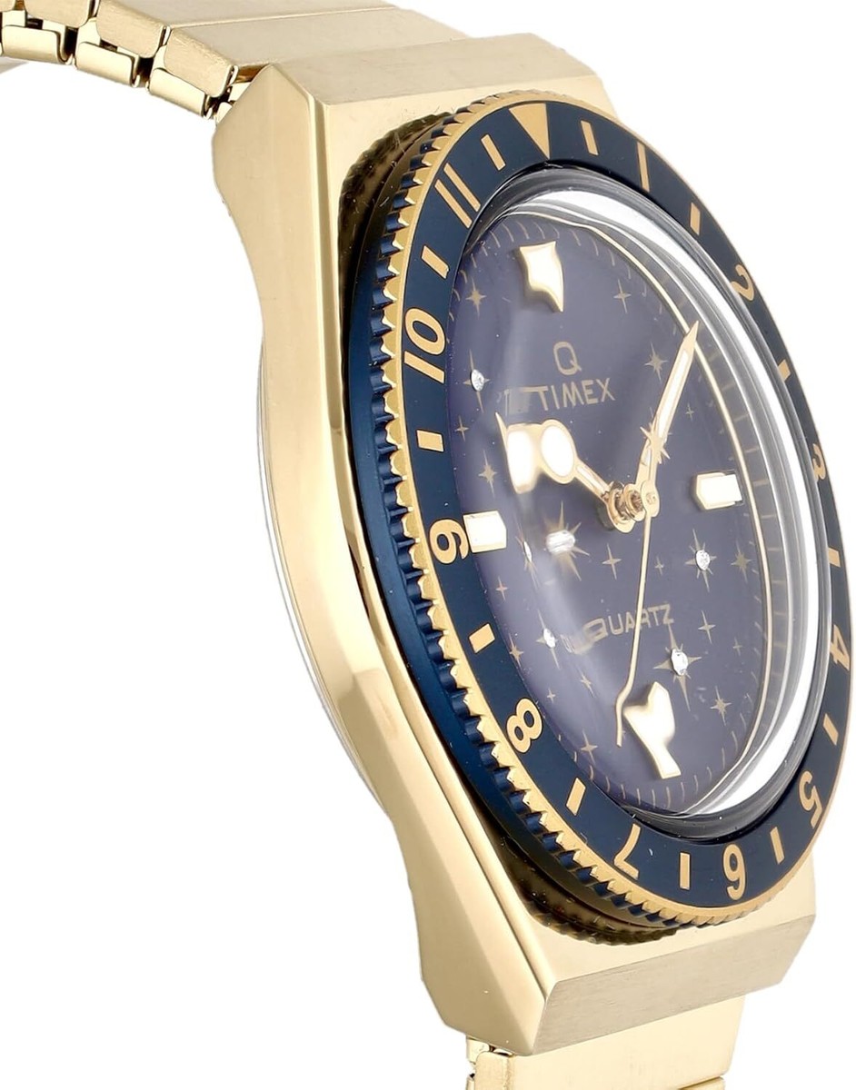 TIMEXWatch Q Timex Celestial 36mm TW2V53600 Gold | eBay