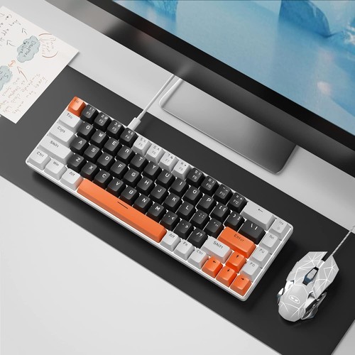 Portable 60% Mechanical Keyboard with Blue Switch: Perfect for Gaming & Office - Picture 8 of 10