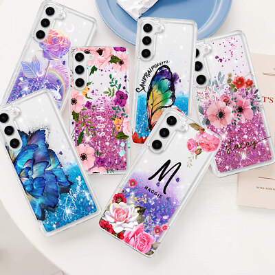 Fashion Glitter Cover Personalised Case For Samsung Galaxy S24 S23 A55 A35 A05S
