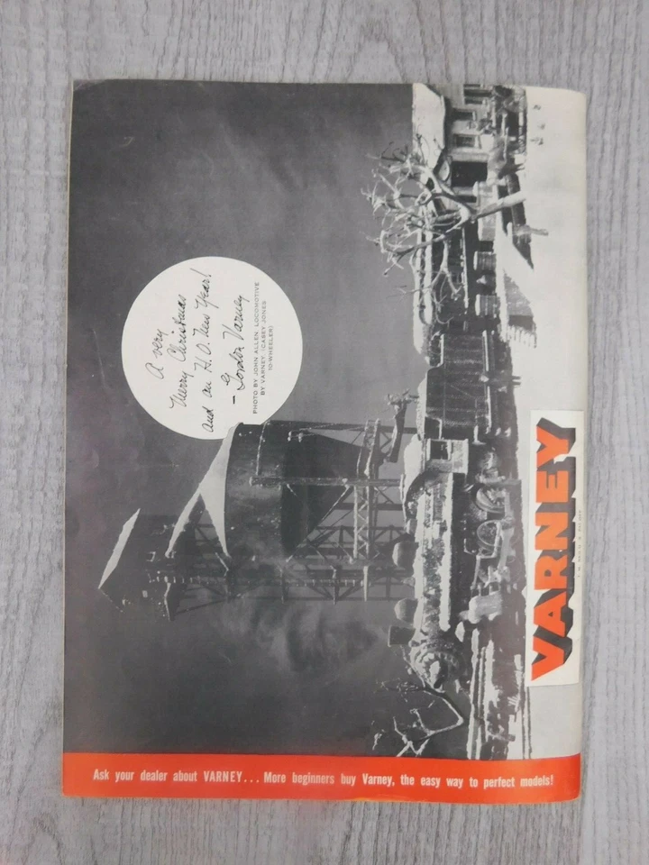 Model Railroader DEC 1952 Vol. 19 No. 12 Trains Hobbies Mancave Vintage Magazine - Image 2 of 4